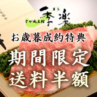 お歳暮制約特典 期間限定送料半額